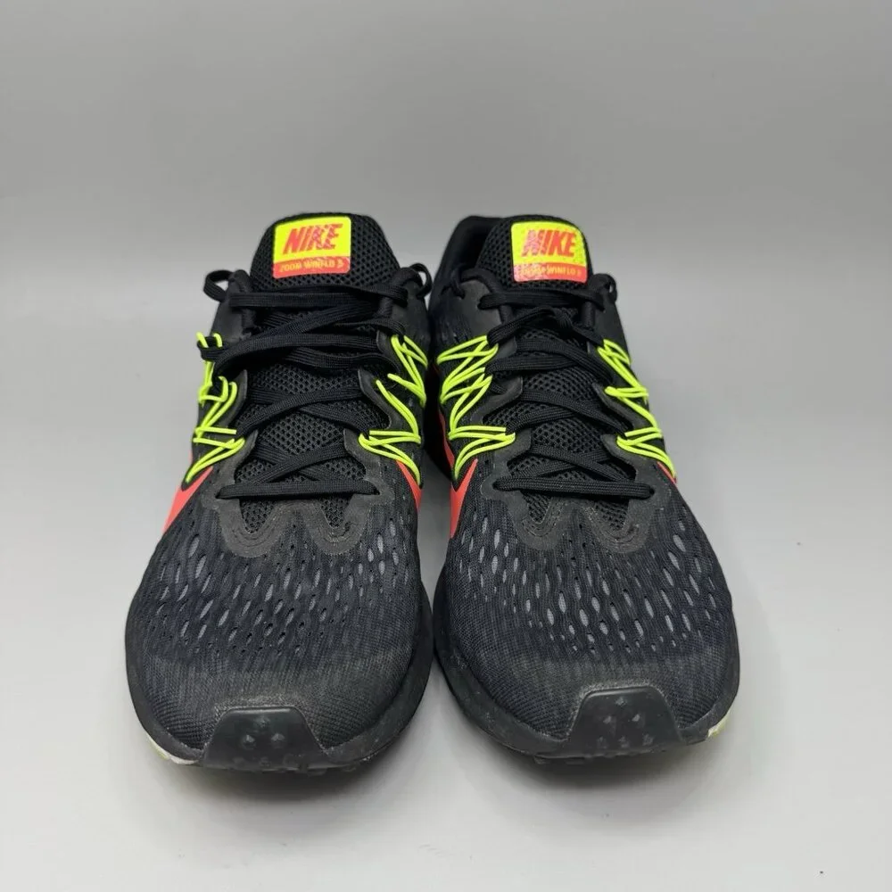 Nike Mens Zoom Winflo 5 AA7406-004 Black Running Shoes Sneakers Size 9.5